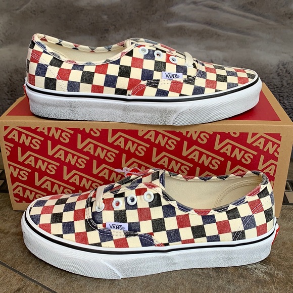 VANS AUTHENTIC WASHED Drsbls/Chili Pepper Men’s - Picture 3 of 16